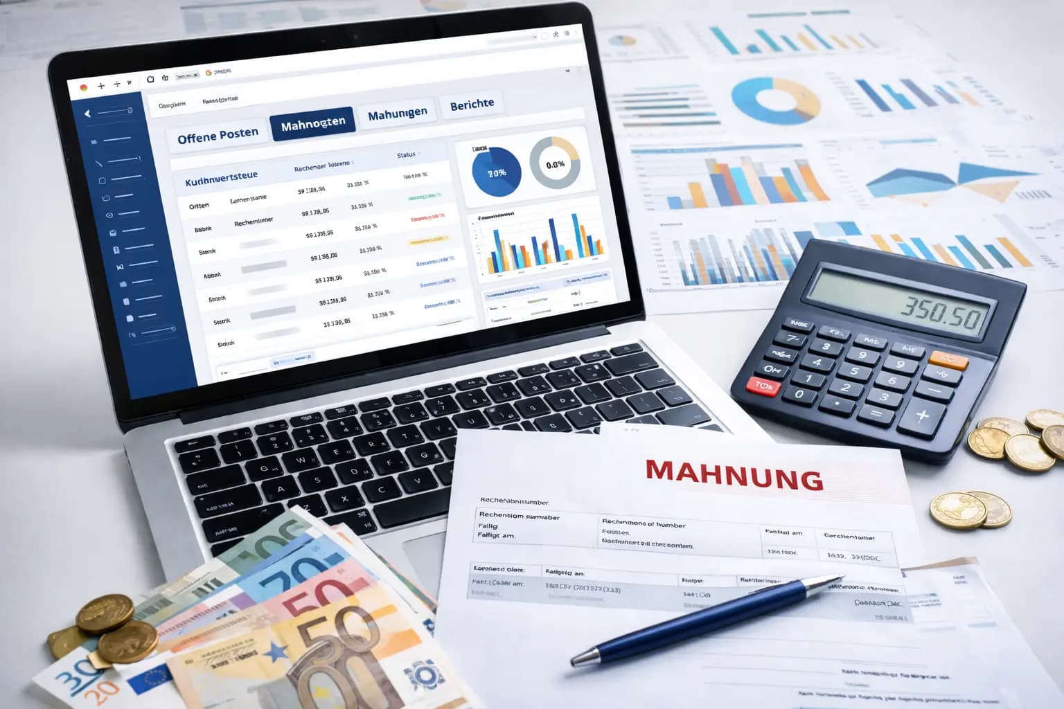 Finanzmanagement, OPOS und Mahnwesen