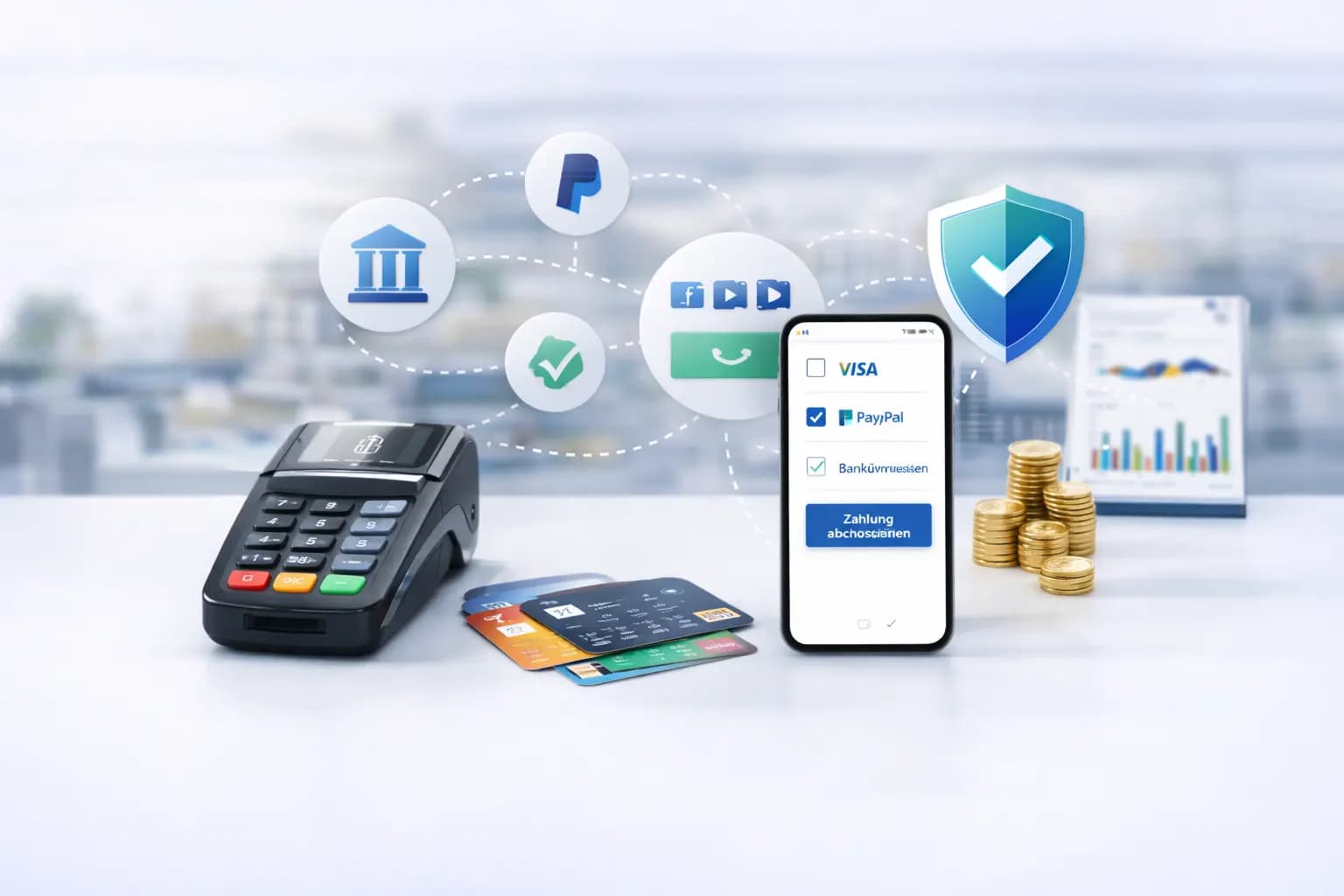 Sichere Zahlungsoptionen im Online-Shop