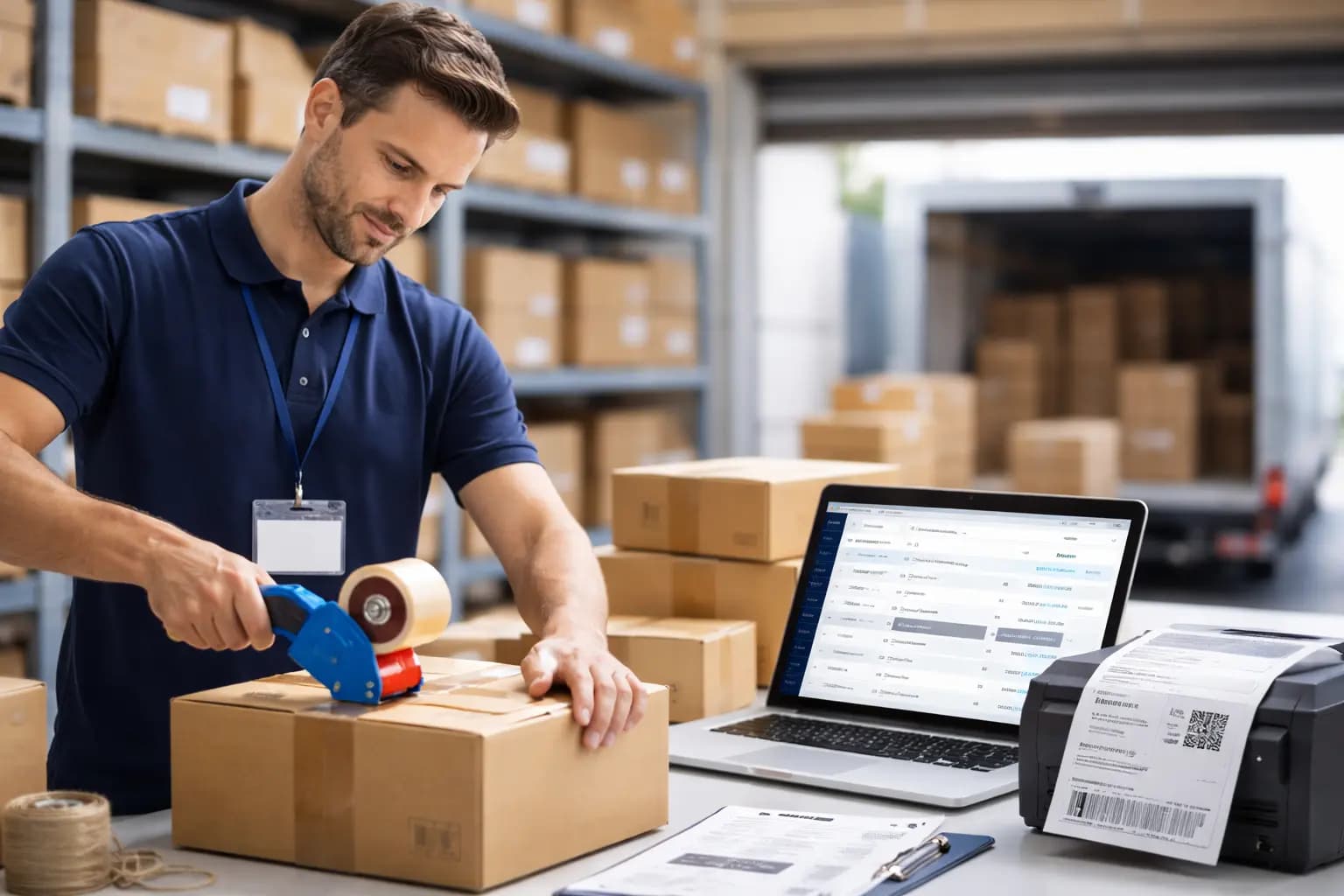 Versand und Logistik