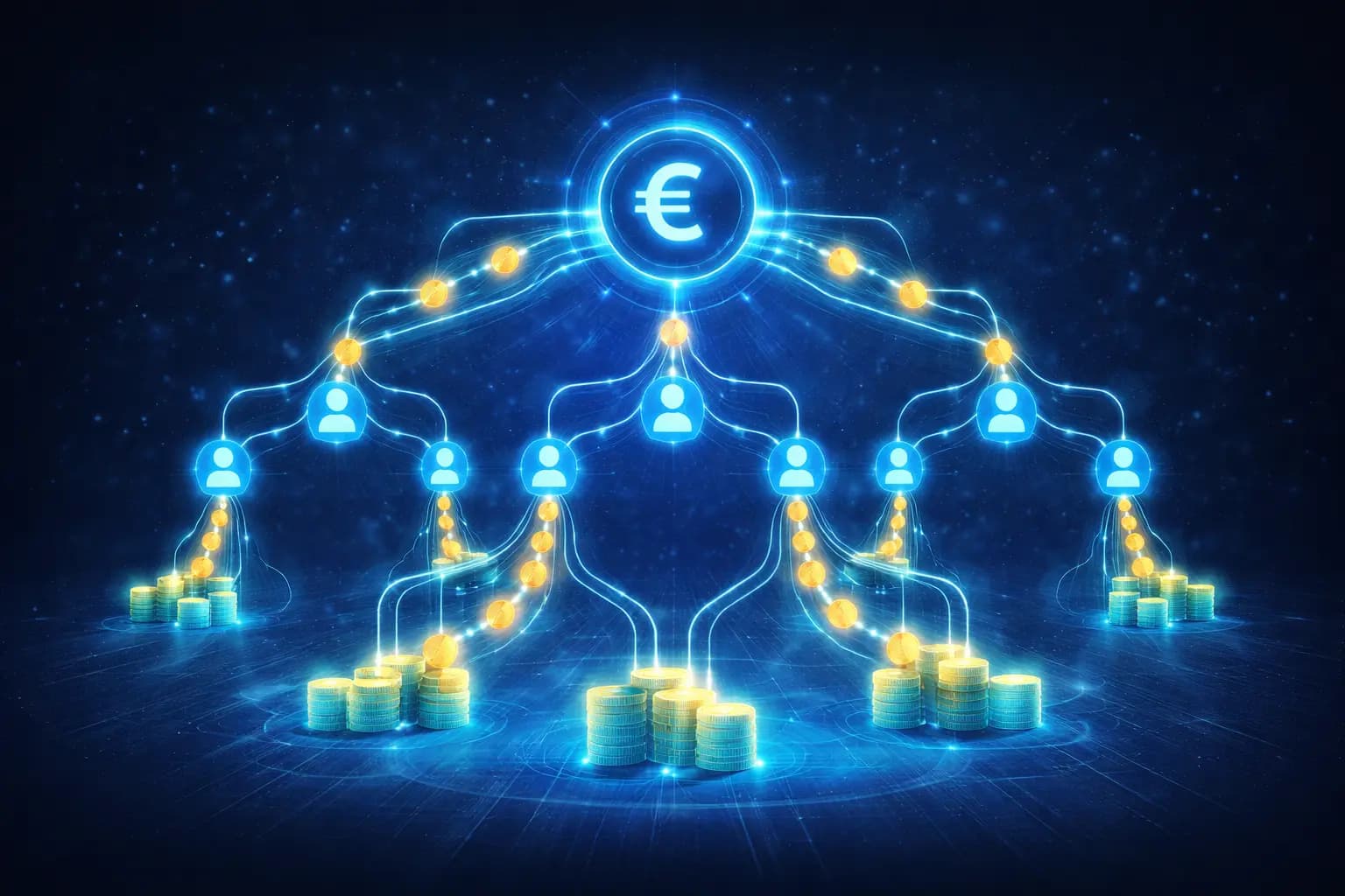 Provisionsabrechnung für Network-Marketing — mehrstufige Abrechnung und Software-Visualisierung im MLM-Vertrieb